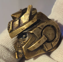 Load image into Gallery viewer, WORLDSLAYER BRONZE SKULL RING BY 13LUCKYMONKEY X QUICCS