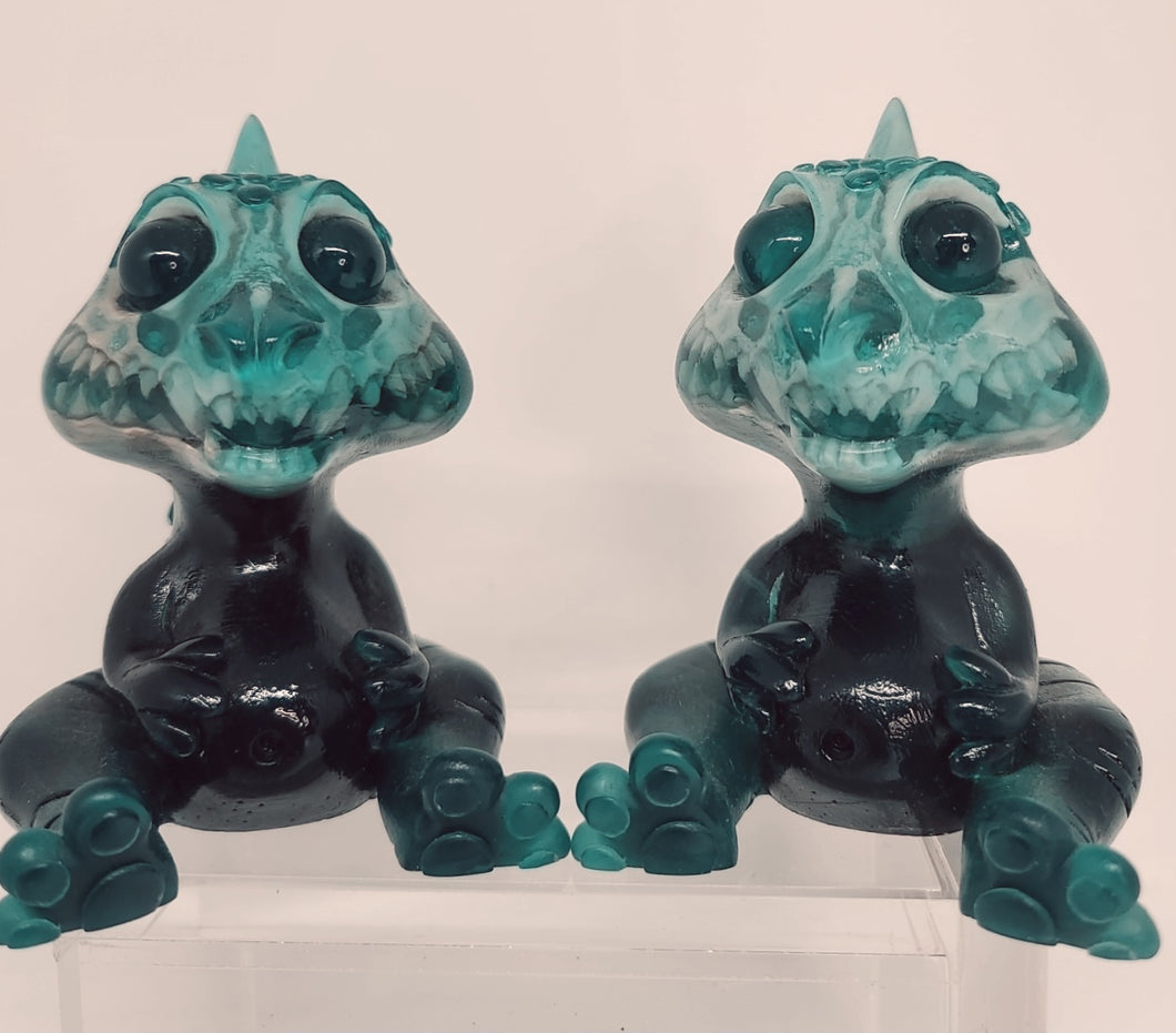 BABY FATTS BLUE GID DOUBLE-CASTED RESIN BY BIG C & SCOTT WILKOWSKI